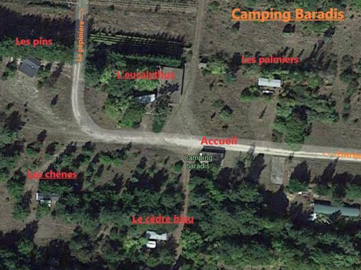 Camping Baradis Commensacq Екстериор снимка